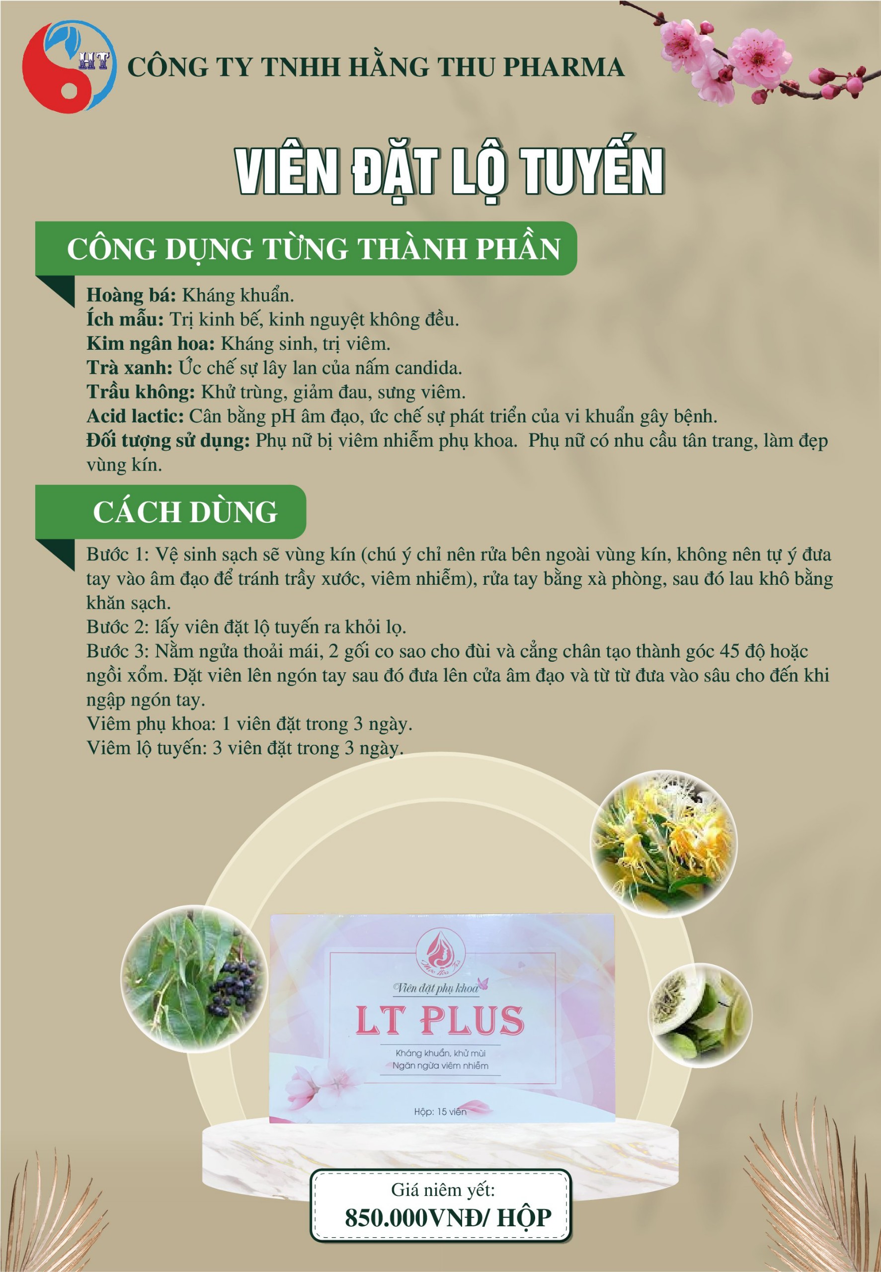 Viên LT Plus Hằng Thu Chính Hãng
