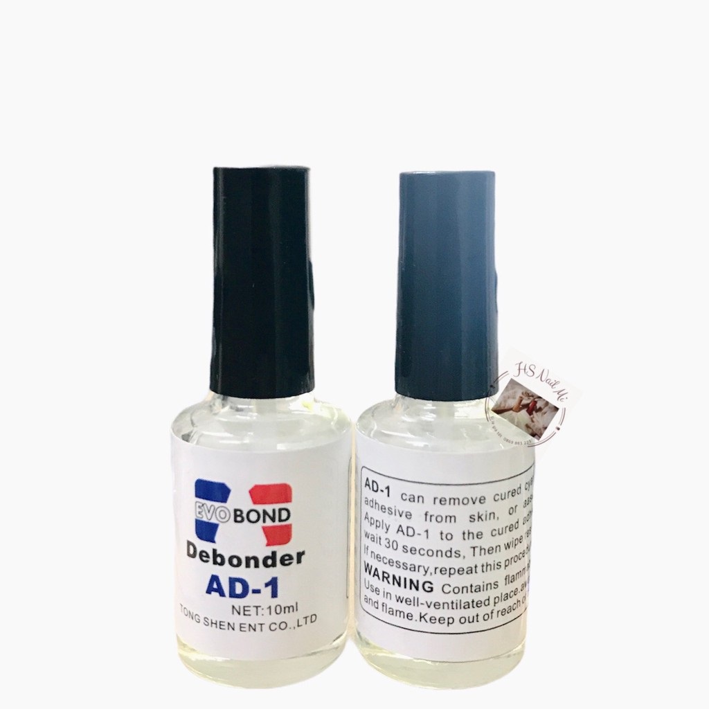 Sáng đá AD 10ml, tháo móng giả, tháo đá MOON NAIL