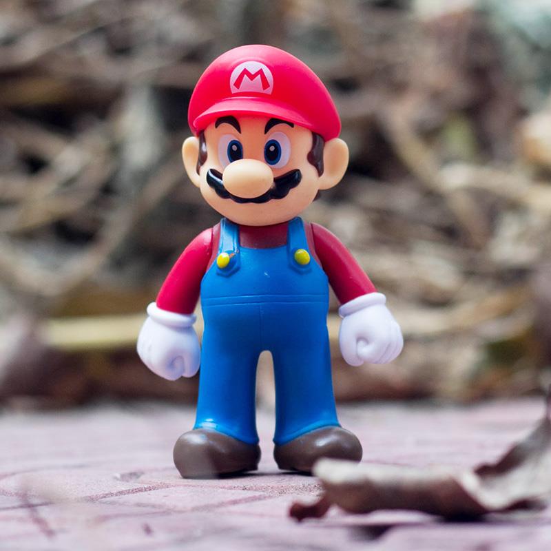Bộ 5 mô hình nhân vật trong game Mario 8 cm