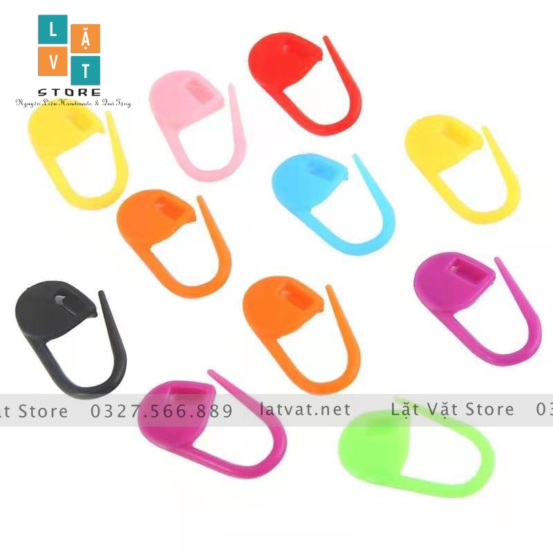 [HCM] Móc đánh dấu, khoá đánh , khoá đếm, khóa ghim nhỏ bằng nhựa để móc len