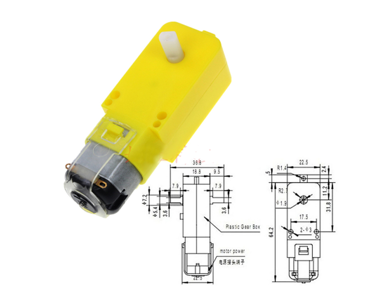 Động cơ giảm tốc vàng V1