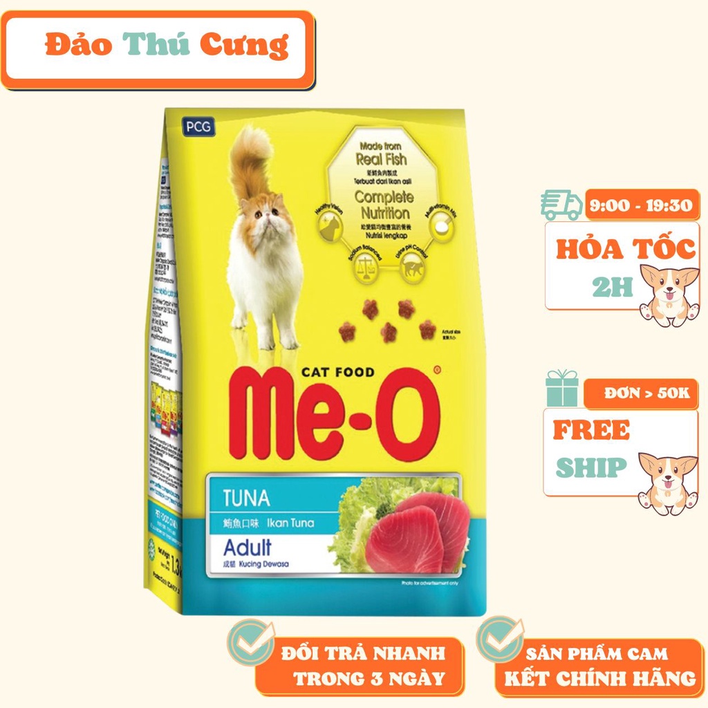 [1.2kg] Hạt Me-O Cho Mèo Trưởng Thành