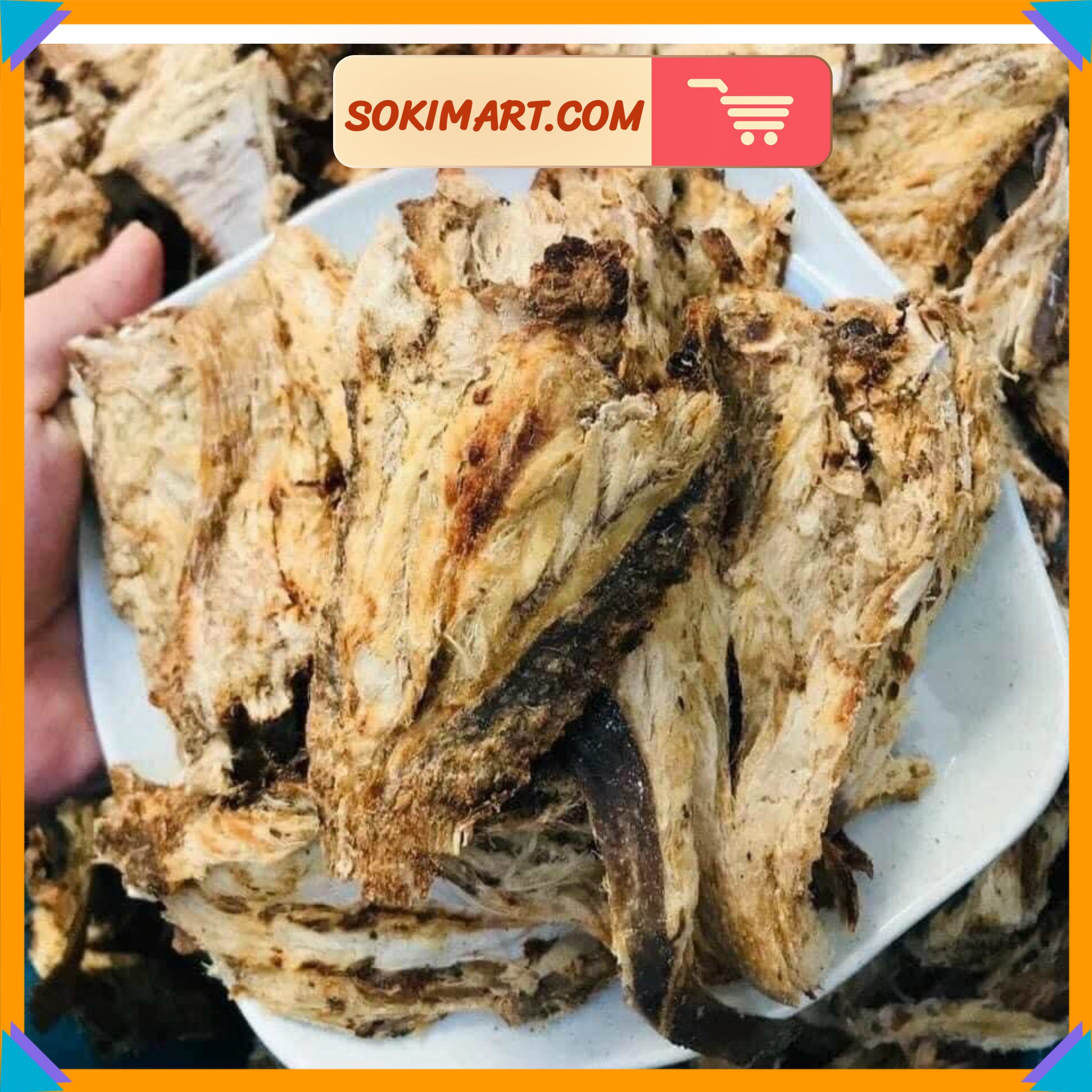 Khô cá đuối mắm me - 350g ( kèm hủ me)