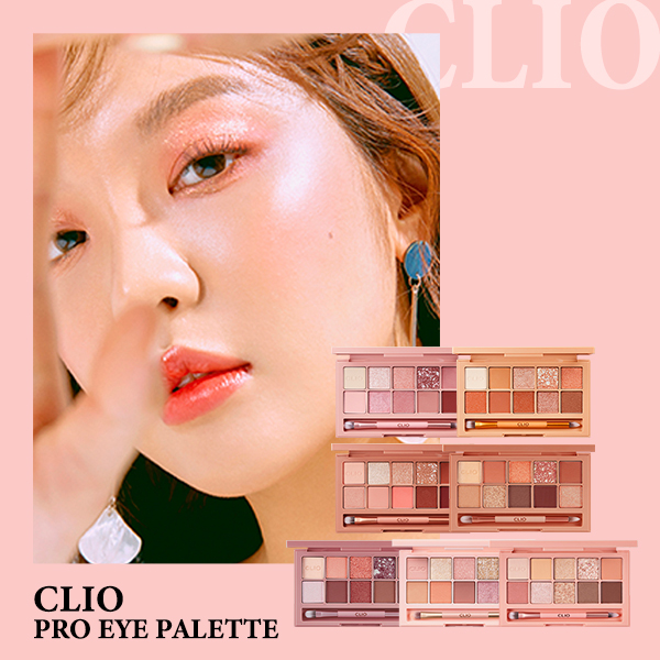 Phấn mắt Clio Pro Eye Palette-Bảng màu hot