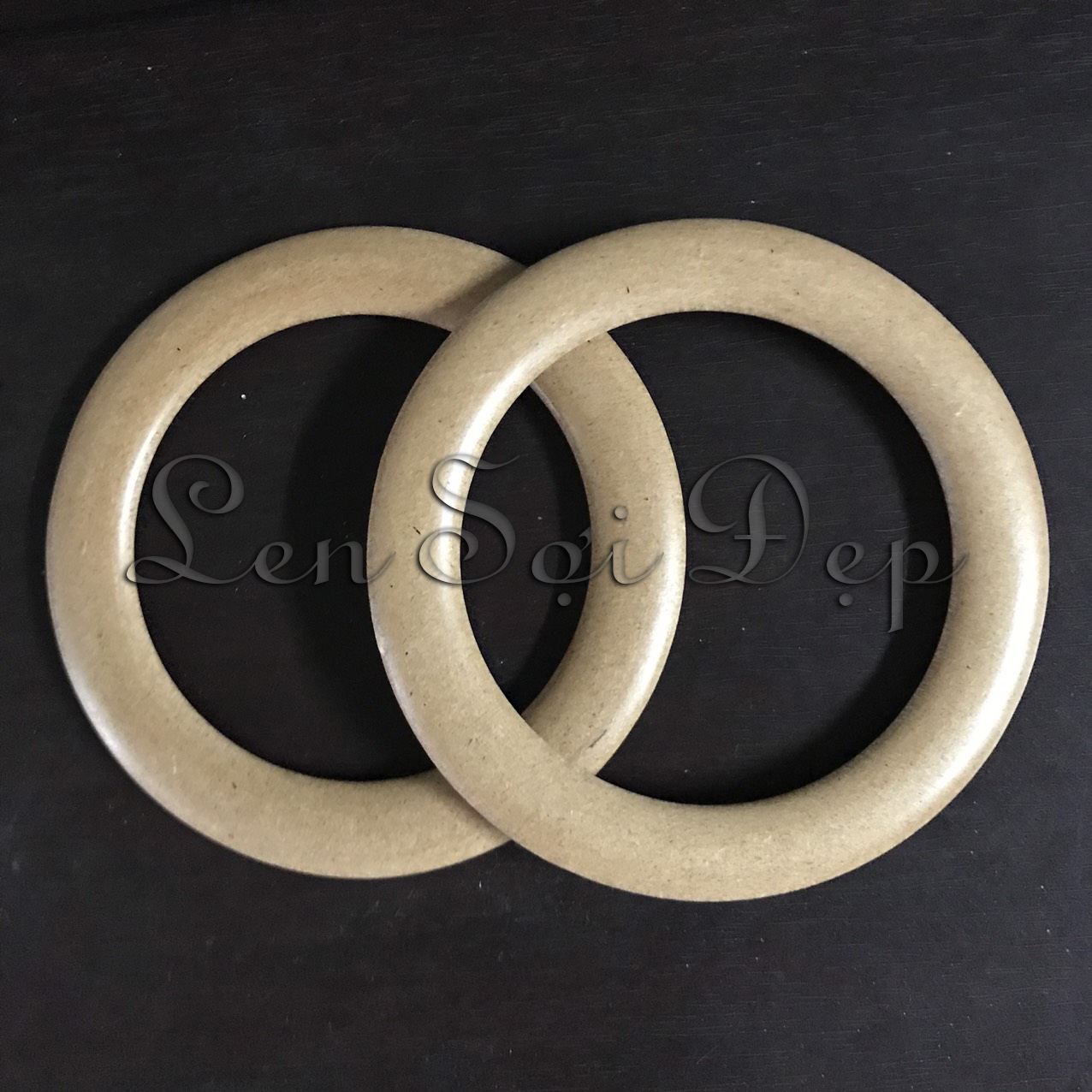 Quai Gỗ Tròn Làm Túi Handmade (1 Cặp)