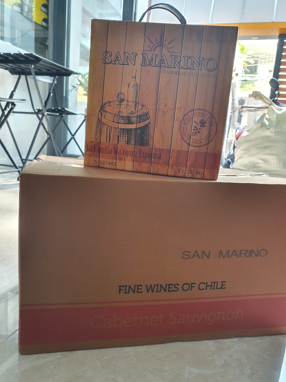 Vang bịch Chile San Marino 5 lít