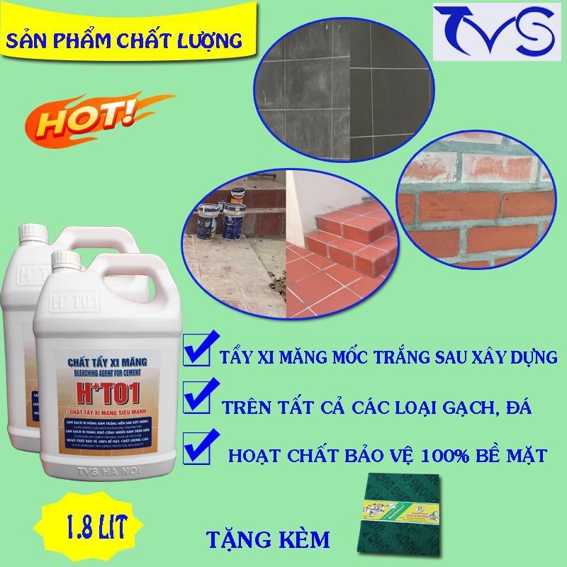 Chất tẩy xi măng can 1,8 lít