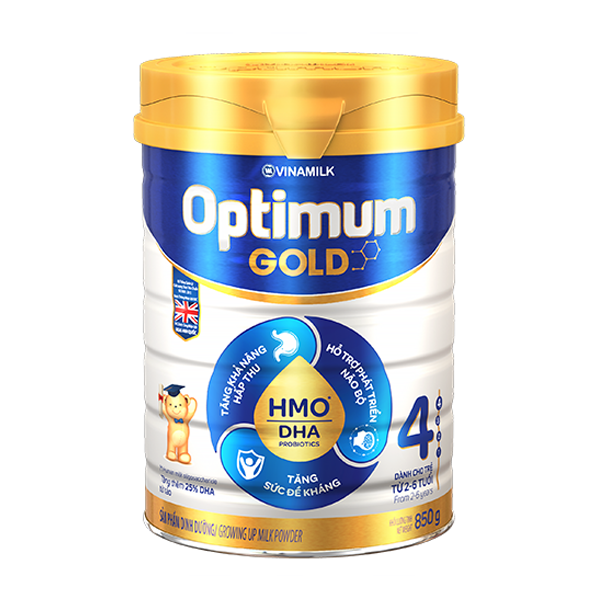 Sữa bột Optimum Gold 4 850g