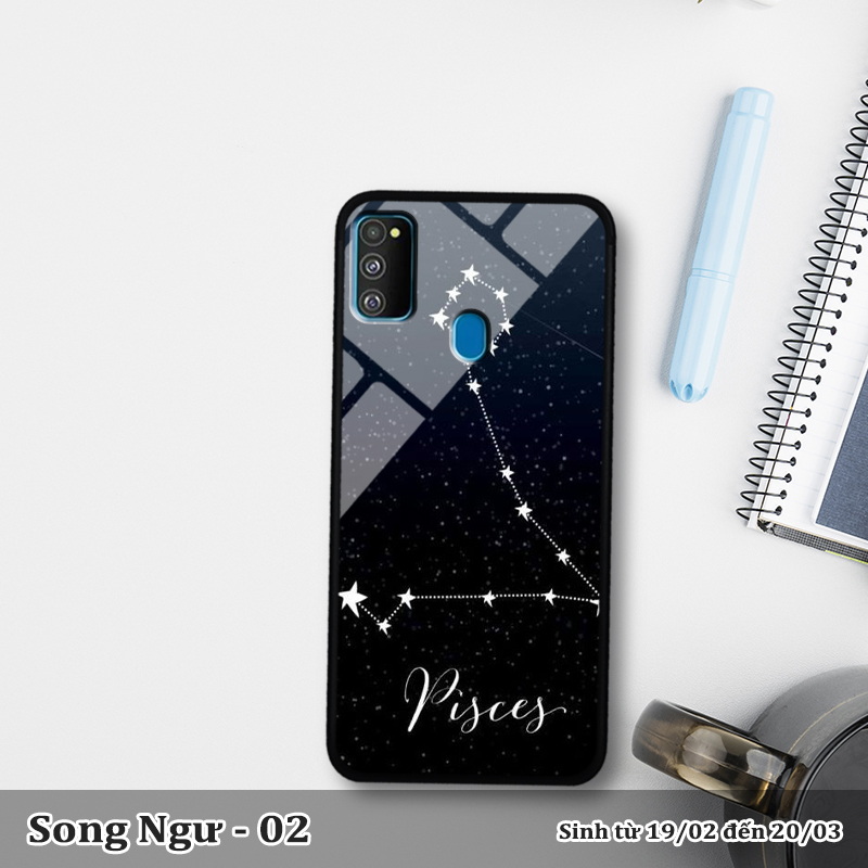 Ốp kính samsung m21 in cung hoàng đạo