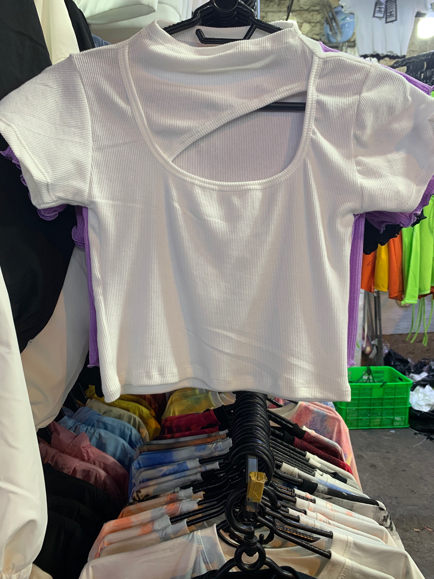 [HCM]Áo croptop khoét ngực ( kèm hình thật)