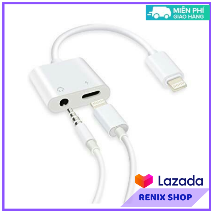 [SALE SỐC] Đầu chuyển đổi từ Lightning sang Jack 3.5 cho  iphone ip7/plus ip8/plus ipX/Xs ...