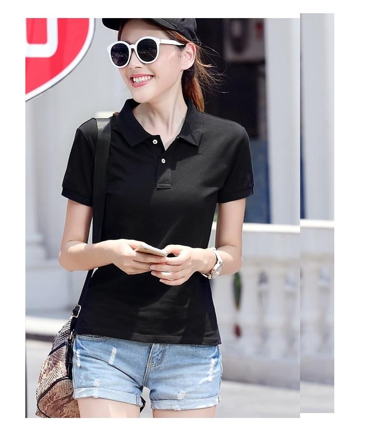 ÁO THUN P0-LO  CÁ SẤU CỔ TRỤ  MÀU ĐEN  TAY NGẮN NAM / NỮ CAO CẤP  CHẤT XỊN 1