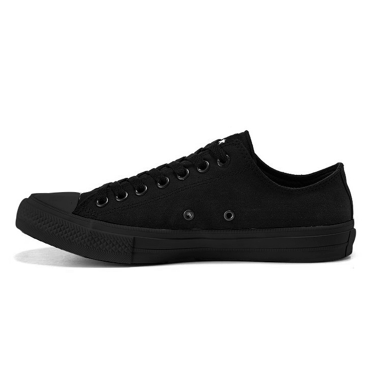 [HCM]Giày Sneaker Vải Canvas CK2 Cổ Thấp Nam Màu JetBlack