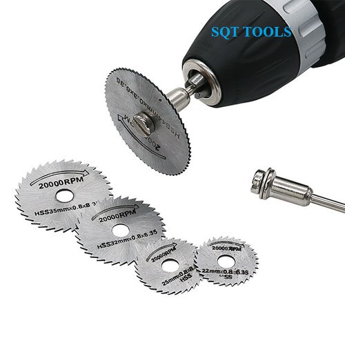 đĩa cắt gỗ lưỡi cưa cắt nhựa mini cán 3mm