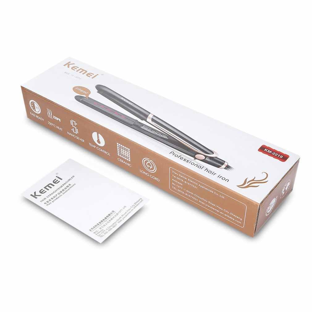 Máy duỗi tóc, uốn tóc đa năng Kemei KM-2219
