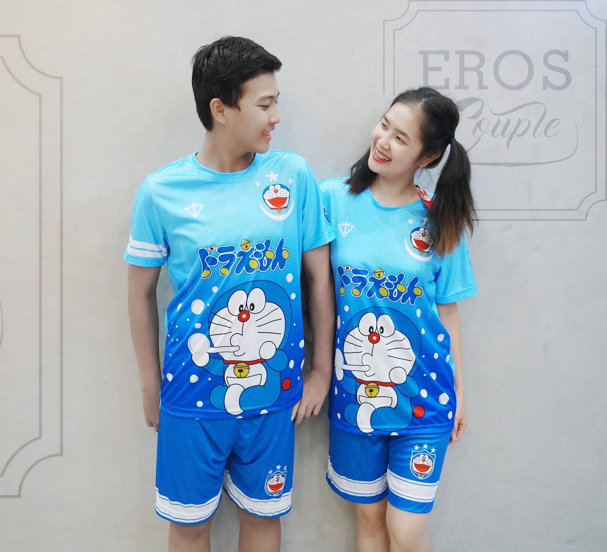 Áo bóng đá Doraemon - Dora 09 siêu độc lạ - siêu cute