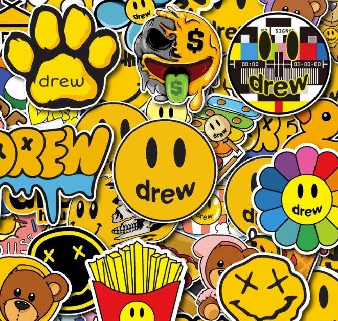 sticker dán mũ bảo hiểmn laptop chống nước
