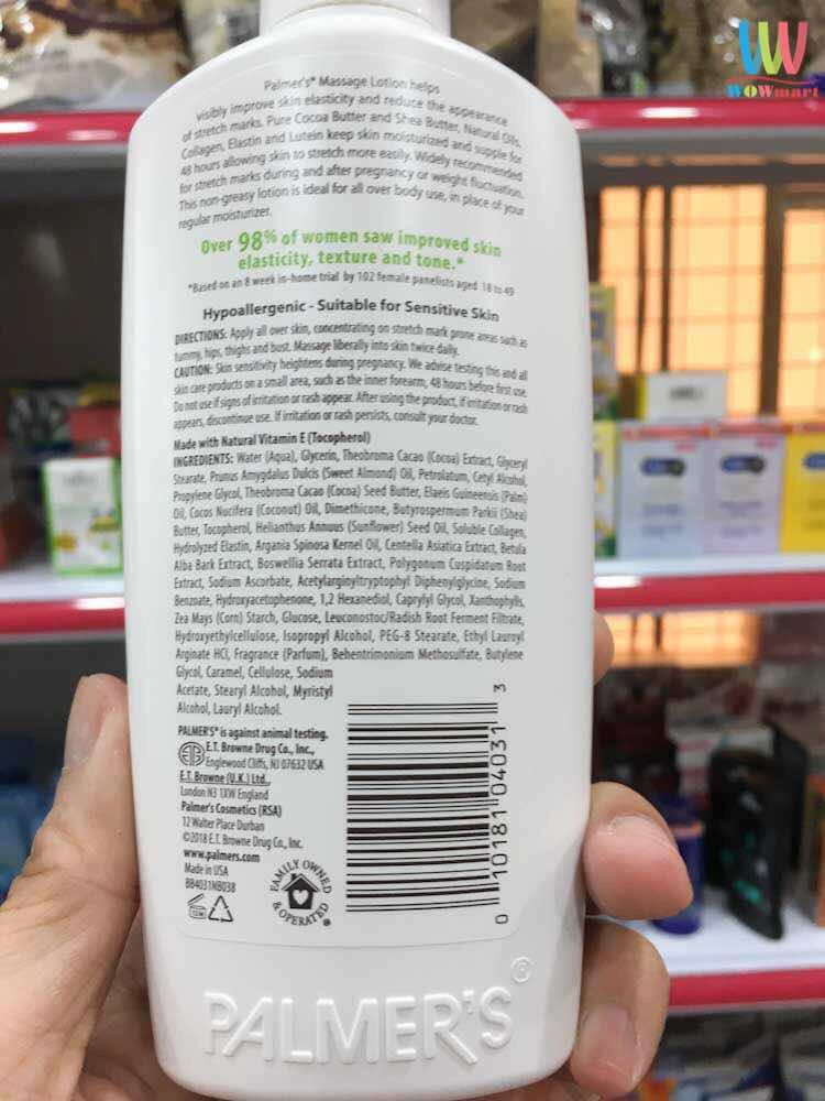 Lotion chống rạn da cho bà bầu Palmer’s Stretch Marks 250ml - [MỸ]