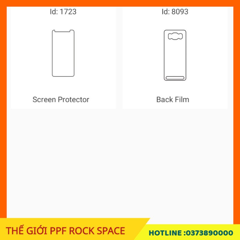 Dán màn hình PPF Samsung Galaxy S8 Active ( Có Mặt trước, Mặt Sau, Full bộ theo lựa chọn) Rock Space