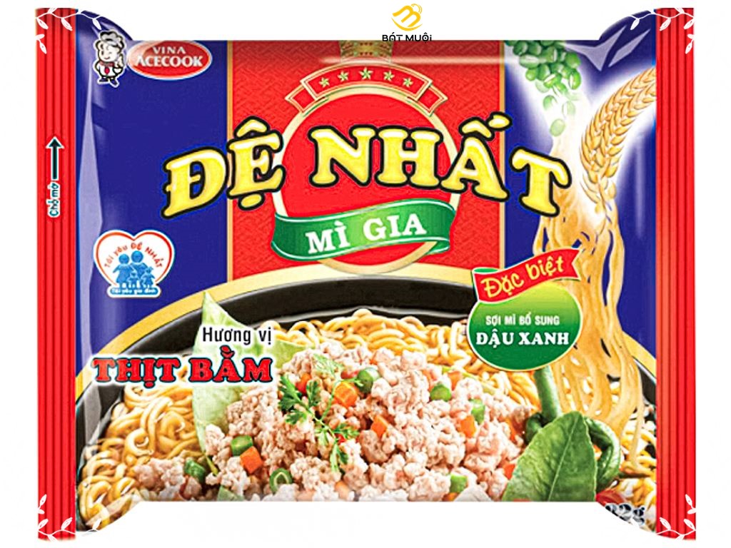 Mì đệ nhất thịt bằm gói 82g - thùng 30 gói - tạp hóa bát muội