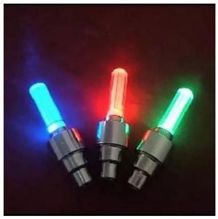 [HCM]Bộ 2 đèn led gắn van bánh xe đạp