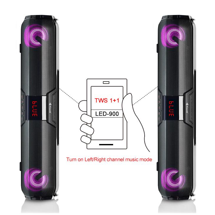 Loa Kisonli Bluetooth 900 - LED RGB