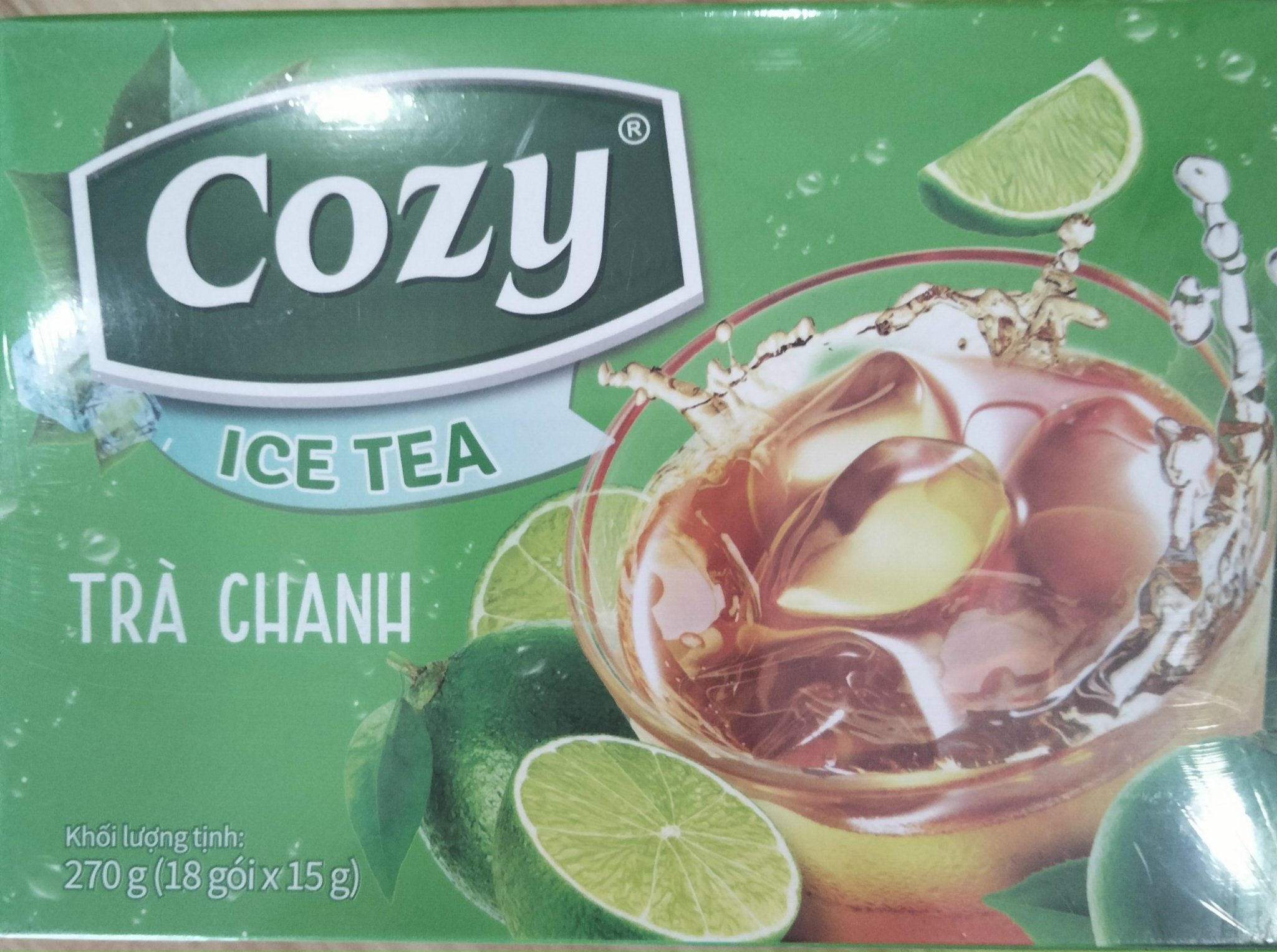 TRÀ  HÒA TAN COZY ICE CHANH 270/400G