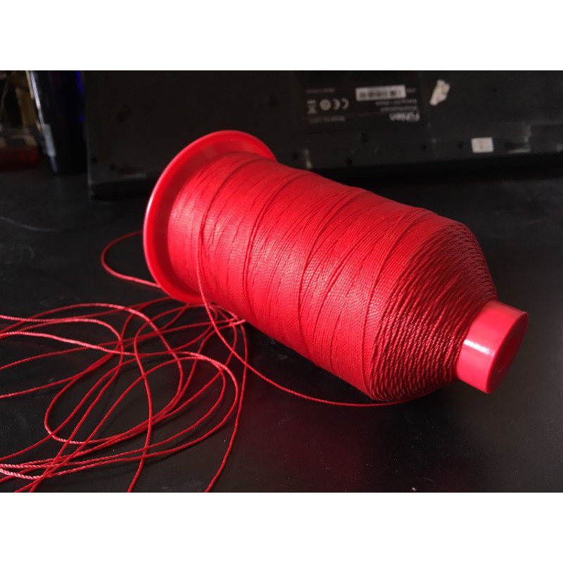 Chỉ dù 0,2mm màu đỏ cuộn 750m