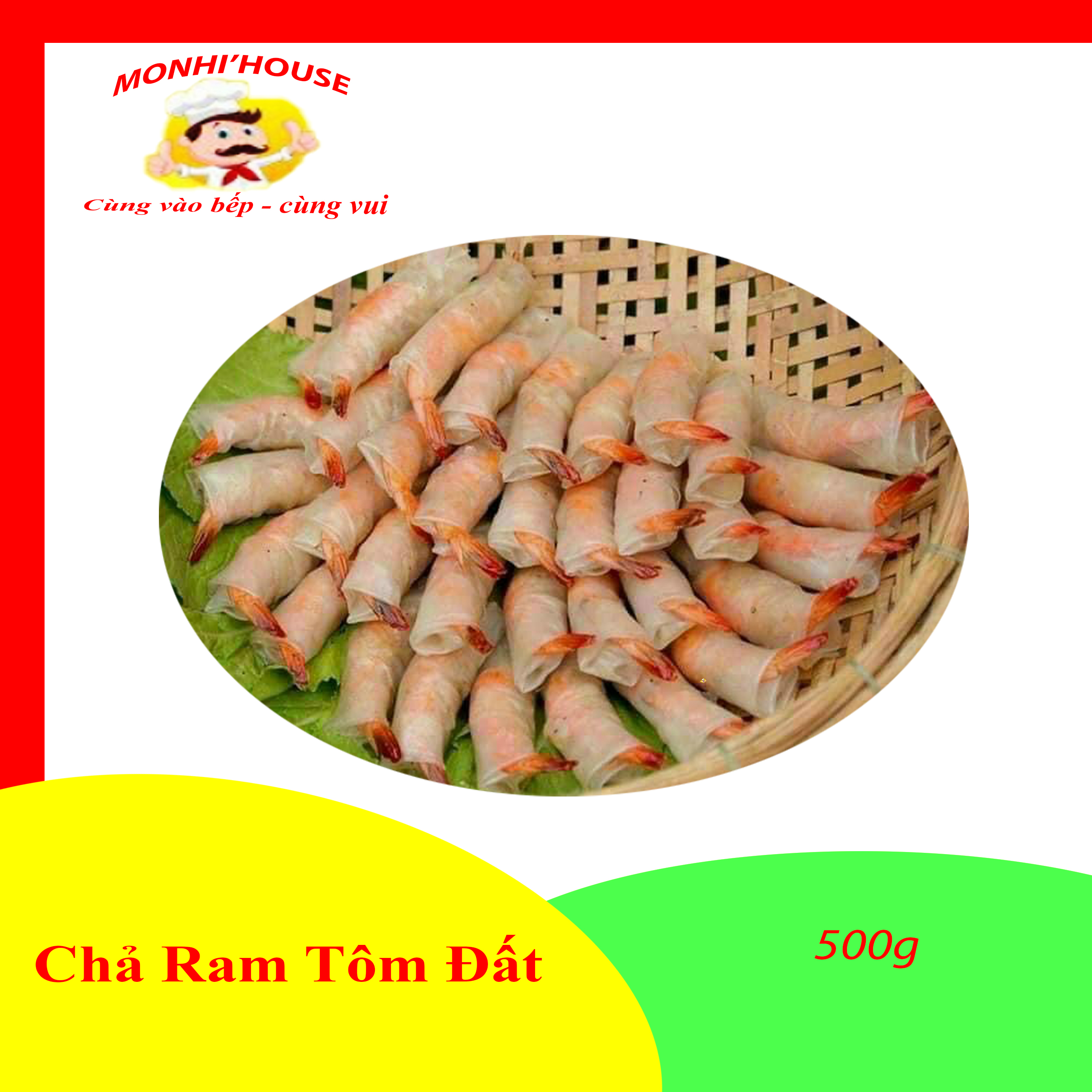 500g chả ram tôm đất bình định