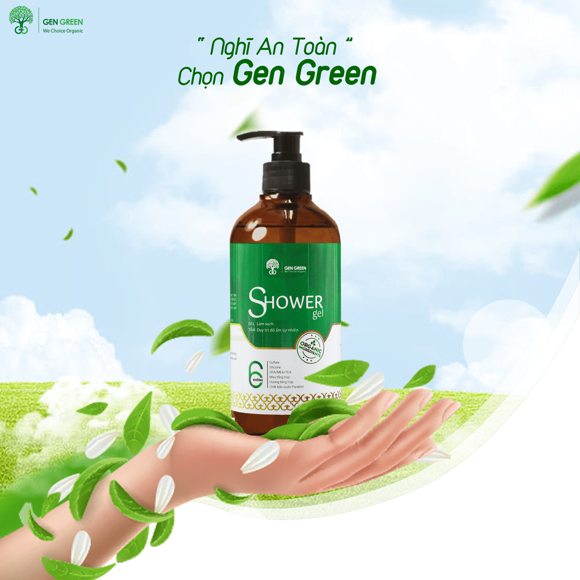 Sữa Tắm Hữu Cơ Gengreen SHOWER GEL
