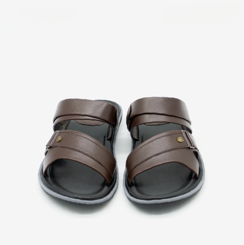 Giày Sandal Nam Pierre Cardin chất liệu da bò nhập khẩu, đế cao su chống trơn trượt, thiết kế quai ngang thoáng mát đi mưa, bảo hành 6 tháng - PCMFWL 156