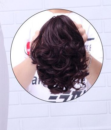 Tóc giả ngoạm xoăn cho bé yêu