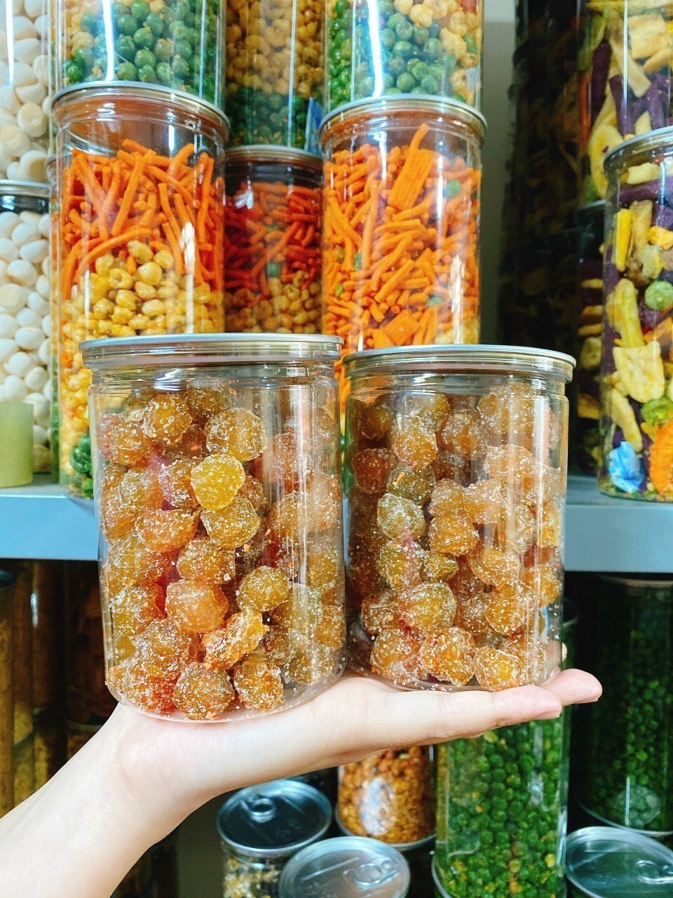 MƠ VÀNG SẤY CHANH MUỐI ỚT 🌶🌶🌶 hủ 400g