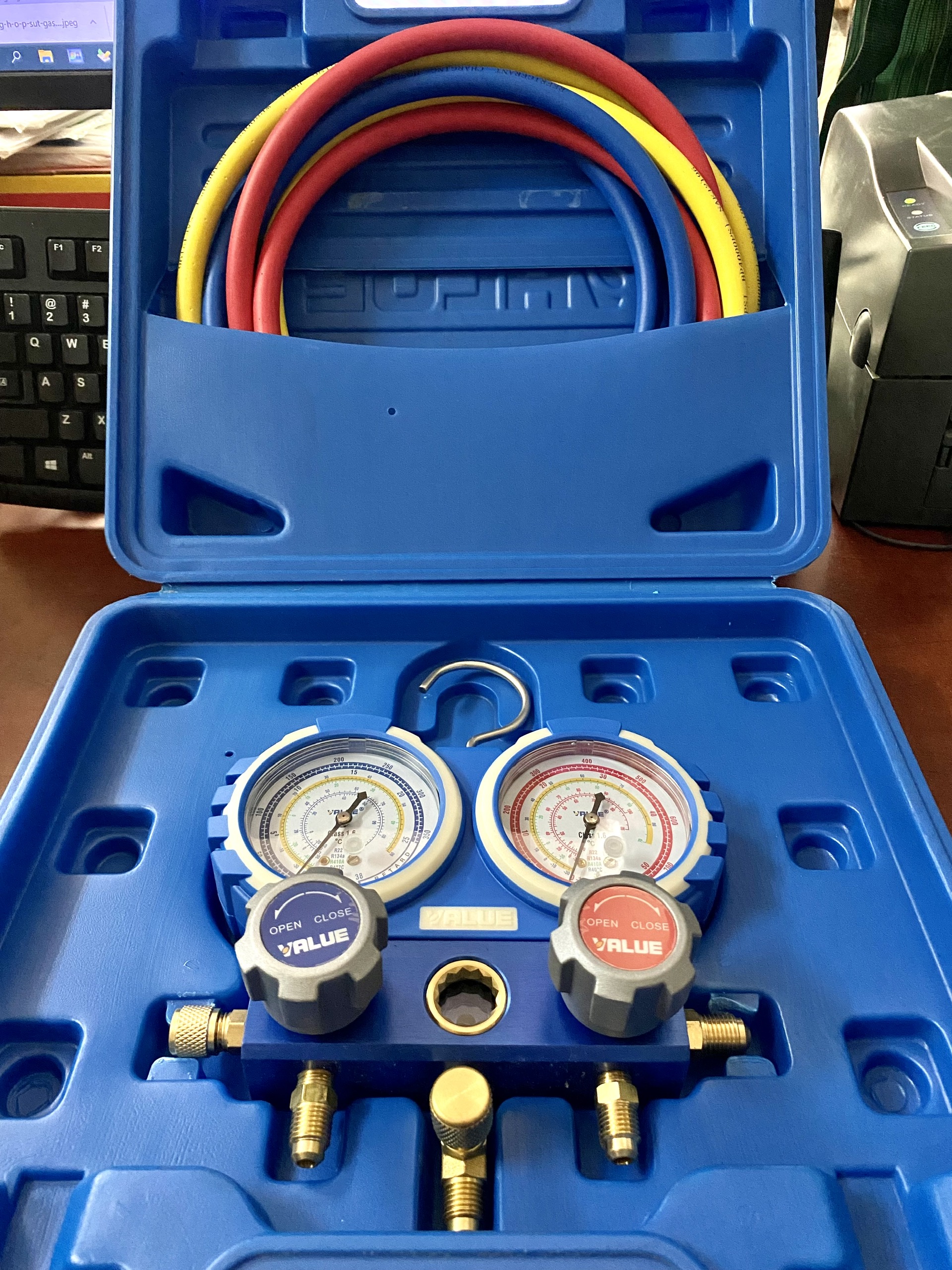 Đồng Hồ Gas Đôi VALUE Model  R410 R22 (Có Dây)