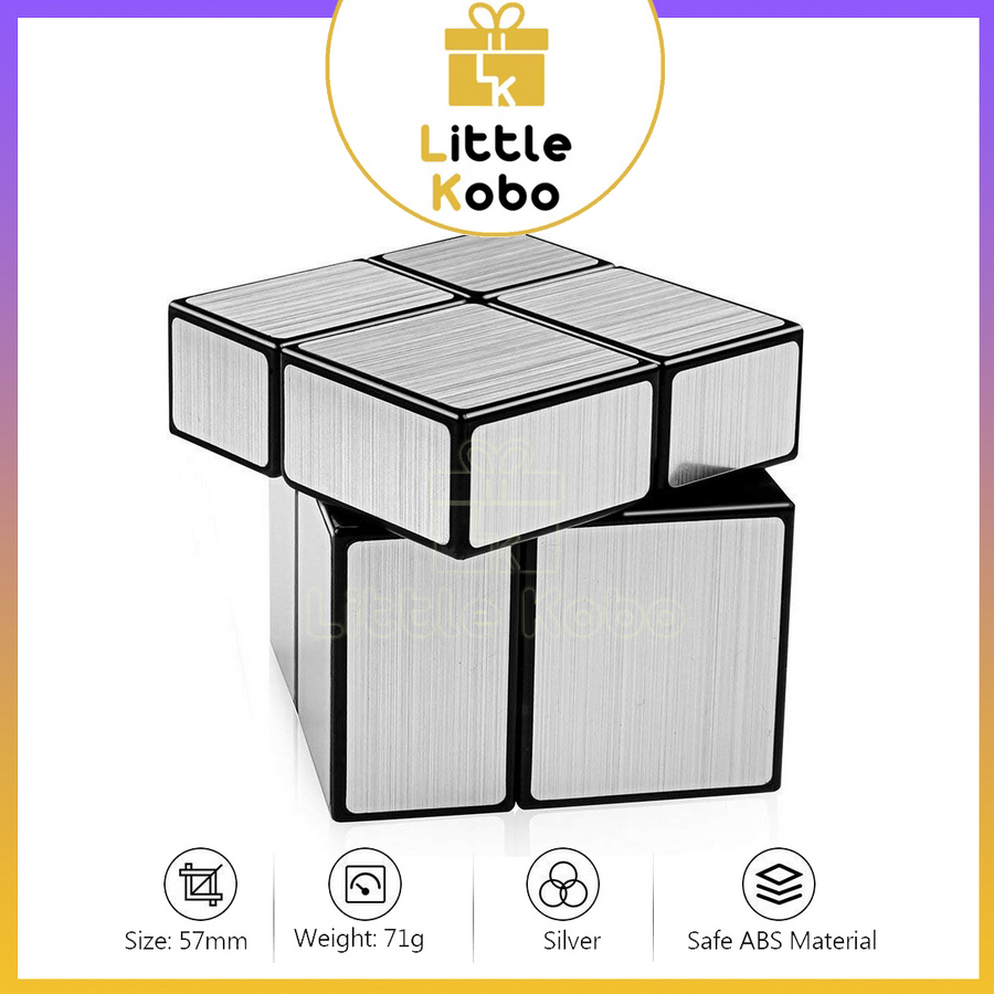 Rubik QiYi Mirror 2x2 Cube Khối Lập Phương Rubic Biến Thể Đồ Chơi Trí Tuệ Trẻ Em Phát Triển Tư Duy - Little Kobo
