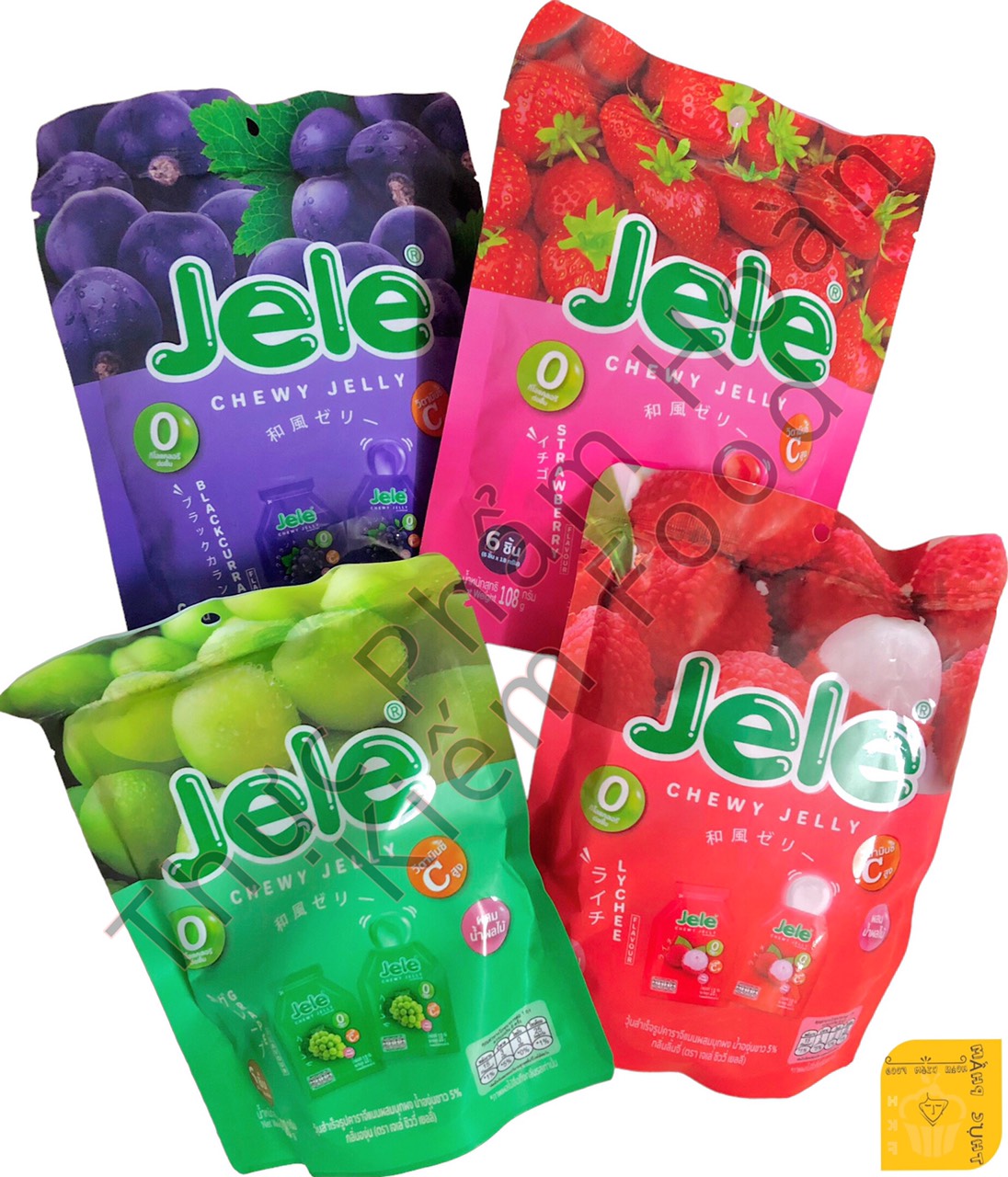 Thạch Trái Cây Chewy Jele 108g ( 6 túi nhỏ)