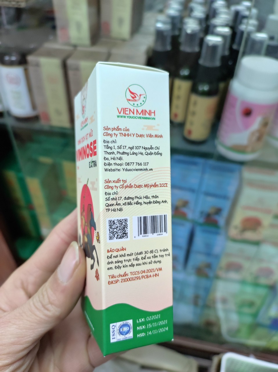 VIMINOSE Extra dung dịch xịt mũi 15ml