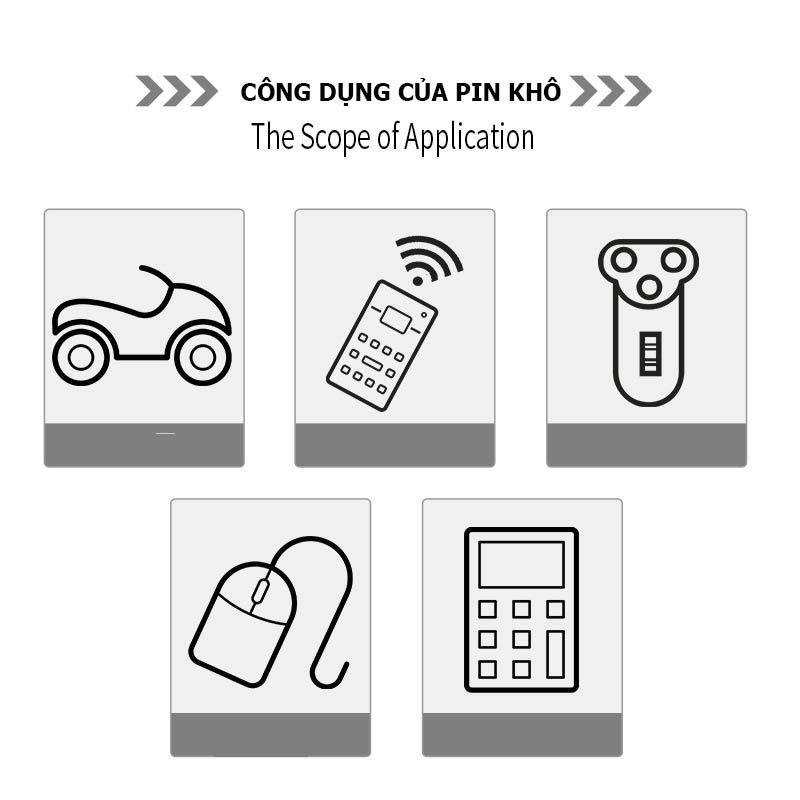 Combo 40 viên Pin tiểu (pin đũa), pin khô AAA 1,5V Doublepow