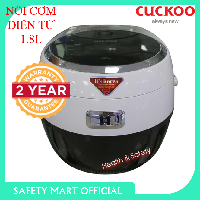 Nồi Cơm Điện Tử Cao Cấp Cuckoo CR-1010F 1.8 lít - Bảo Hành 2 Năm