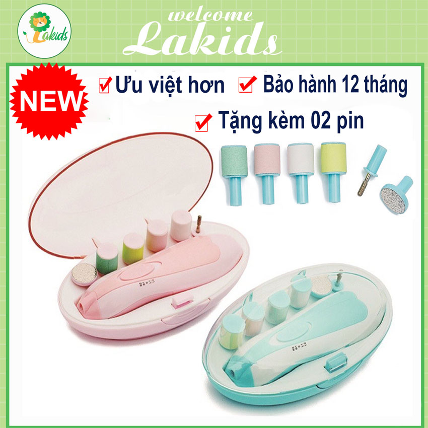 Máy cắt móng tay điện đa năng cho bé BABYLAND phiên bản thế hệ mới ĐẦU MÀI HÌNH TRỤ