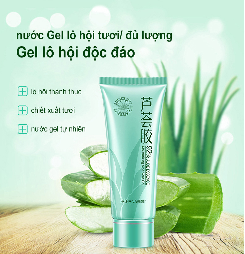 Miếng Rửa Mặt Gel Làm Dịu Lô Hội 40g Nuôi Dưỡng Sâu Phục Hồi Da Hư Tổn
