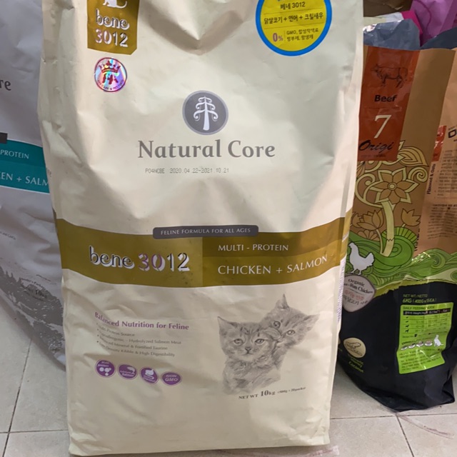 [HCM]10kg thức ăn natural core c3 bene 3012 cho mèo thịt gà & cá hồi chất lượng đảm bảo an toàn đến sức khỏe người sử dụng cam kết hàng đúng mô tả