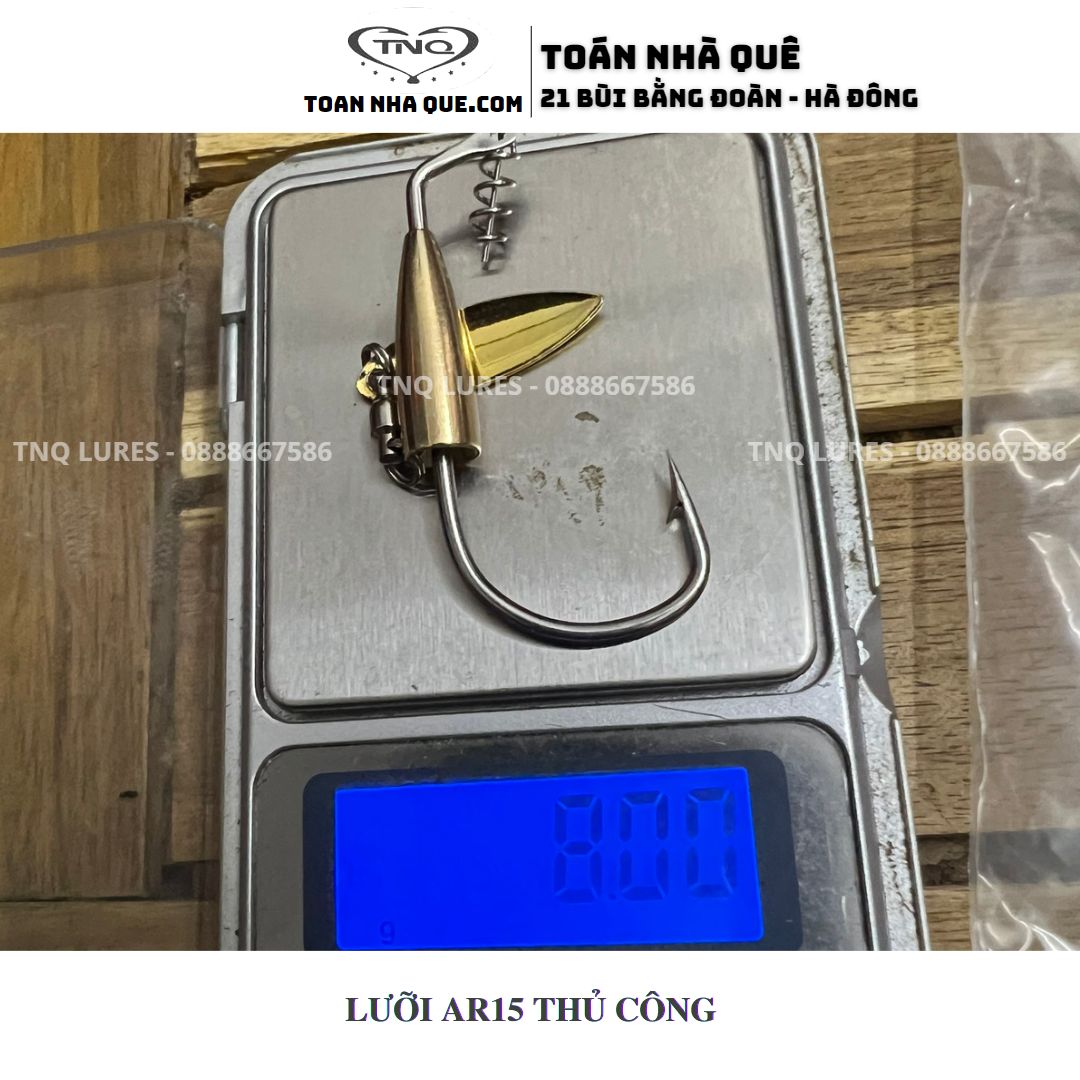 Lưỡi câu mồi mềm AR15 - 8g - 5cm