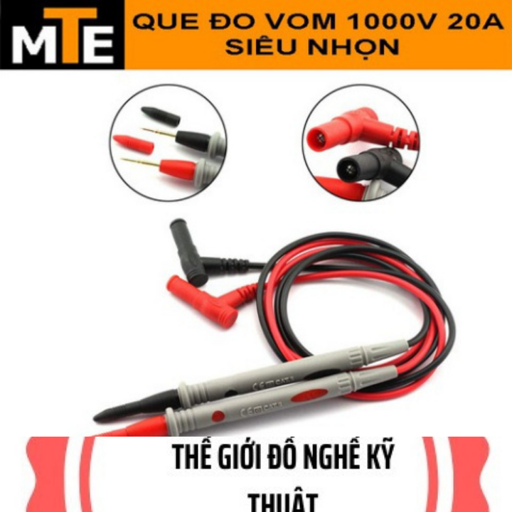 Que đo đồng hồ mũi nhọn 1000V 20A