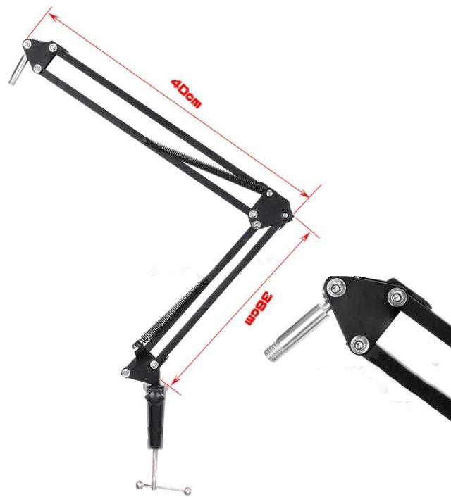 Chân đế micro kẹp bàn NB-35 đơn giản dễ lắp đặt