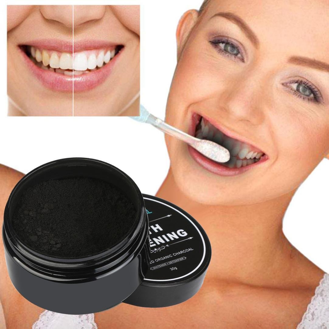 [HCM]BỘT TRẮNG RĂNG THAN TRE HOẠT TÍNH - 100% NATURAL TEETH WHITENING