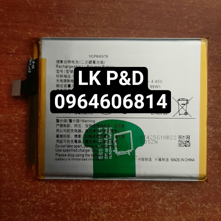 Pin vivo v19 B K6