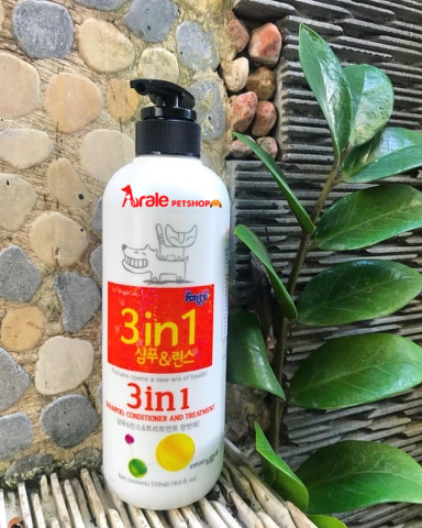 Dầu gội cho chó Forcans 550ml-Aralepetshop