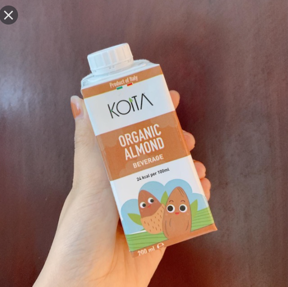 Sữa hạnh nhân hữu cơ koita (200ml)