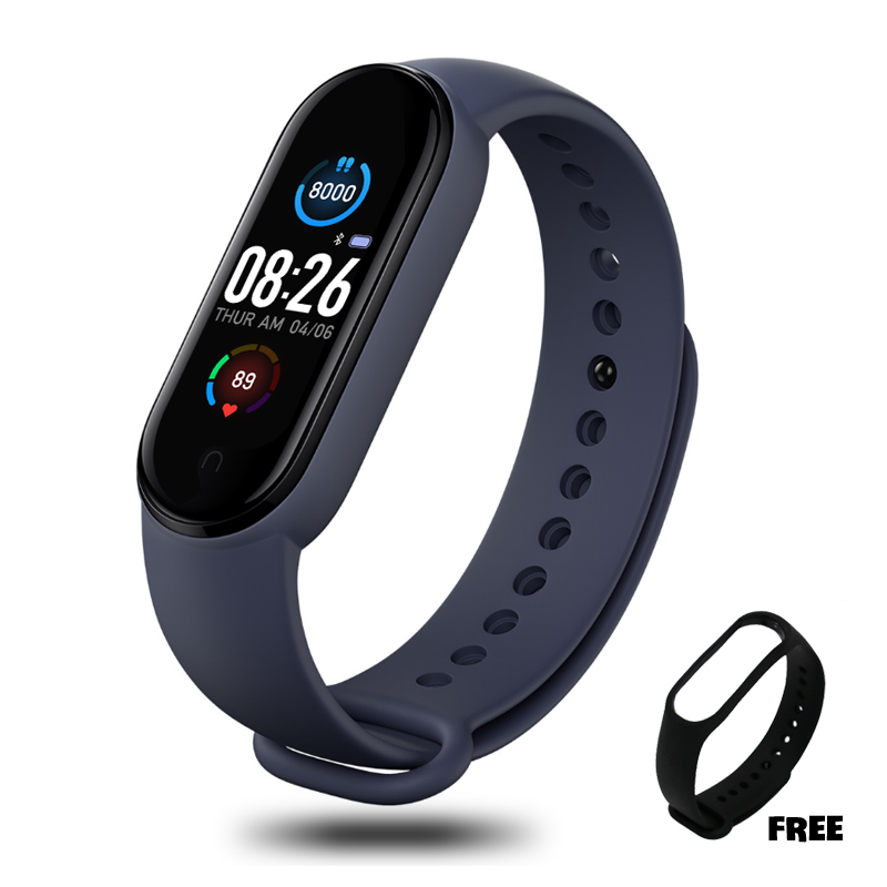 Vòng đeo tay thông minh, miband 5, đồng hồ thông minh xiaomi đo nhịp tim, theo dõi bước chân, nhận thông báo cuộc gọi, tin nhắn bảo hành 12 tháng M4A